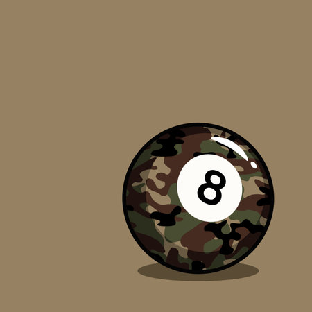 billiard ball vector template for graphic design needs