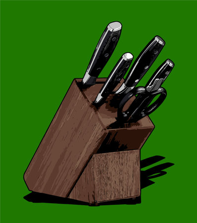 knife vector template for graphic designのイラスト素材