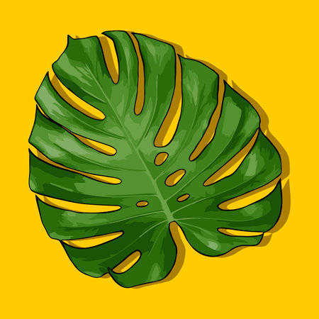 leaf vector template for graphic designのイラスト素材