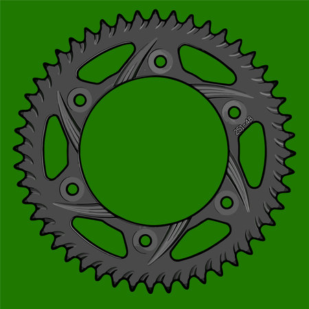 sprocket motorcycle vector template for design needsのイラスト素材
