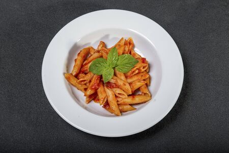 Penne all'arrabbiataの写真素材