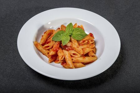 Penne all'arrabbiataの写真素材