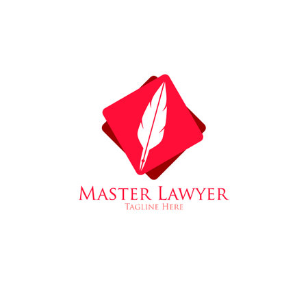 Law firm vector logo design templateのイラスト素材
