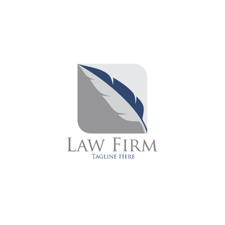 Law logo,law firm,law office,vector illustratorのイラスト素材