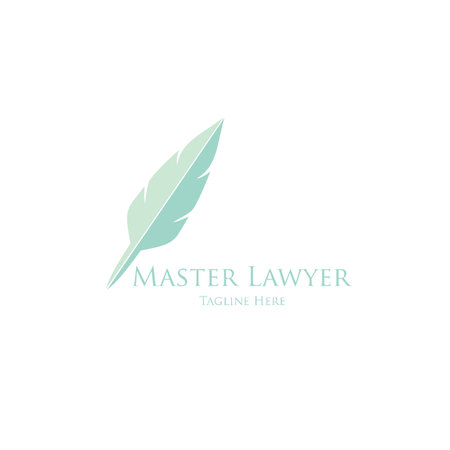 Symbol of the Law of Premium Justice. Law Firm, Law Offices, Attorney services, Luxury logo design inspirationのイラスト素材