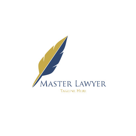 Law Firm Logo Design Templateのイラスト素材
