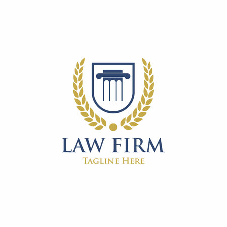 logo concept for law firmのイラスト素材