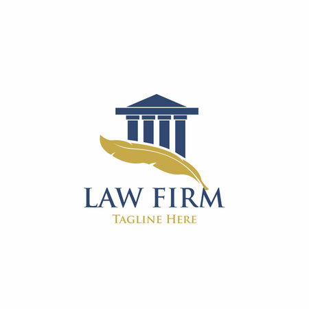 Law Firm Logo Designのイラスト素材