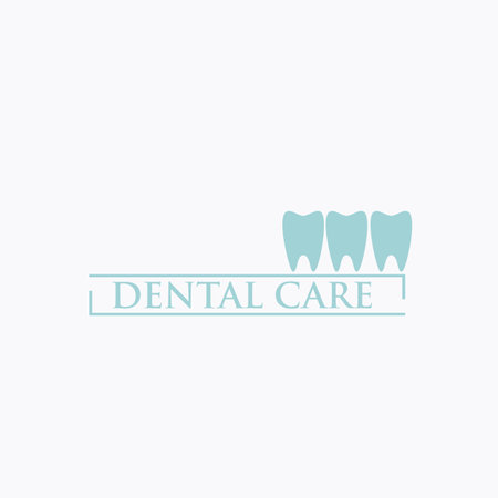 Abstract Vector illustration of teeth. Dental logo. Family dental clinic. Family dental logo icon vectorのイラスト素材
