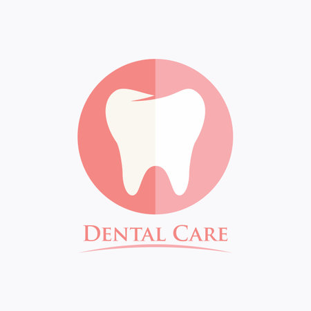 Creative Clean Teeth Dental Text Logo Design Symbol Illustrationのイラスト素材