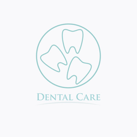 vector logo dental care businessのイラスト素材