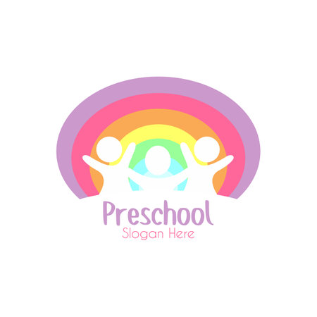 Modern Children Education Logo Creative Logo Design Templateのイラスト素材