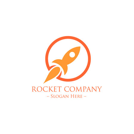 Vector illustration space badge with rocket textured template designのイラスト素材