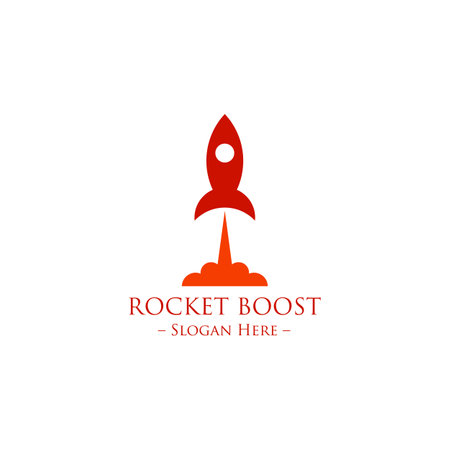 Rocket App Tech Logo Vectorのイラスト素材