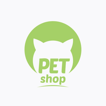 dog cat print vector logo illustration. veterinary clinic logo. animal care sign.のイラスト素材