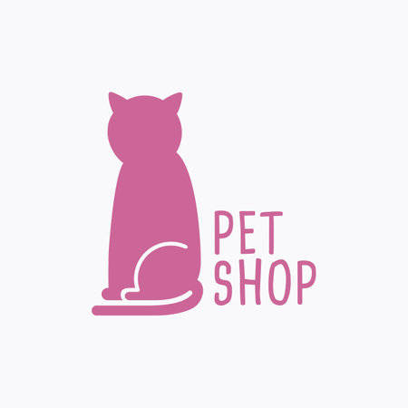 Pet Shop Logo . Pet logo design. Dog cat logo . Animal Pet Care Logo,Pet House,Vet , Store , Pet Healthのイラスト素材