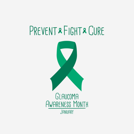 Glaucoma Awareness Month January. Vector Illustration Templateのイラスト素材