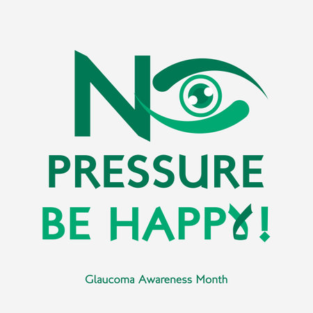 Glaucoma Awareness Campaign. Vector Illustration.Green Ribbon.のイラスト素材