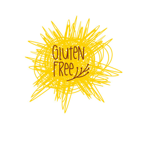 Logo of natural food vector illustration designのイラスト素材