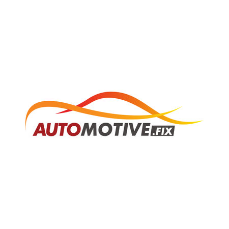 Vector flat simple minimalistic car logo. Repair service logo, garage logo, auto tuningのイラスト素材