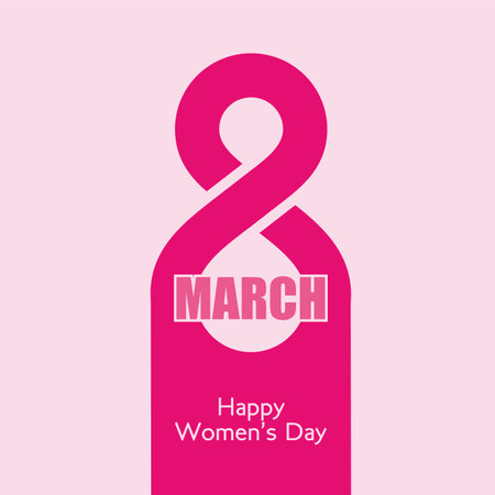 International women's day theme each for equal. campaign. Vector illustration. flat designのイラスト素材