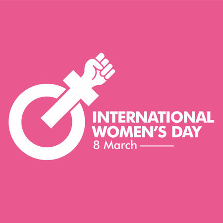 International women's day vector illustration.のイラスト素材