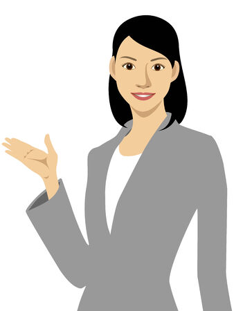 A working womanのイラスト素材