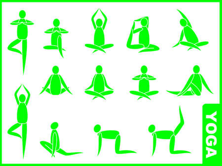 yogaのイラスト素材