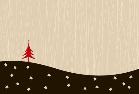 Scenery of Christmas のイラスト素材