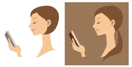 Readingのイラスト素材
