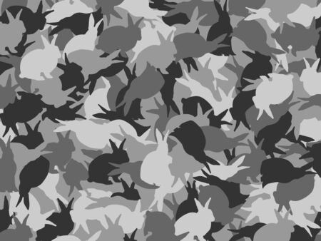 A camouflage design のイラスト素材