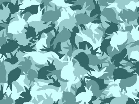 A camouflage design のイラスト素材