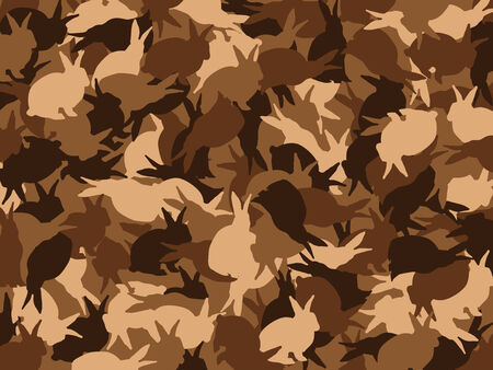 A camouflage design のイラスト素材