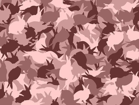 A camouflage design のイラスト素材