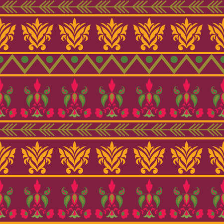 Floral vector seamless pattern design for wallpaper, textile , surface, fashion , background,tile, stationary, home decor, furnishing etc.のイラスト素材