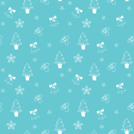 Elegant Christmas vector seamless pattern for wallpaper, textile , surface, fashion , background,tile, stationary, home decor, furnishing etc.のイラスト素材