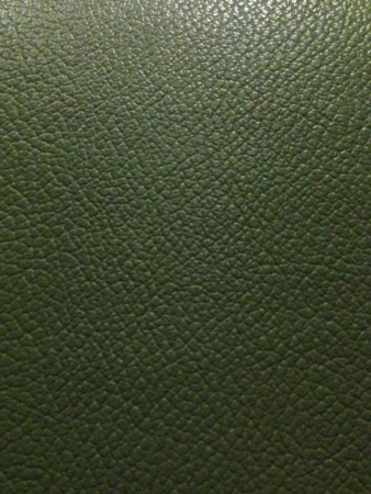 Green leather seatの素材