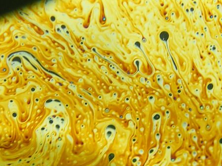 beautiful psychedelic abstraction - interference in soap films in reflected lightの写真素材
