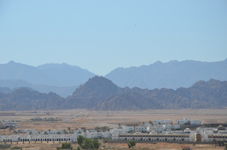 Landscapes streets of a large tourist center of Sharm El Sheikh taken by me during my stay in this cityの写真素材