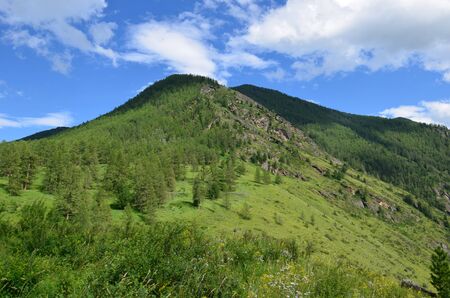 Travel to Altay Mountains during the holidaysの写真素材