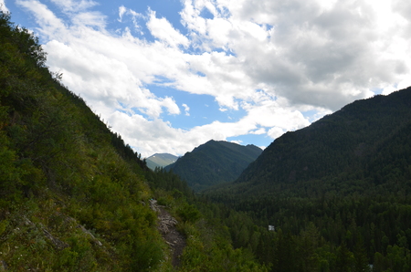 Travel to Altay Mountains during the holidaysの写真素材