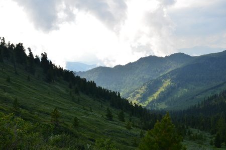 Travel to Altay Mountains during the holidaysの写真素材
