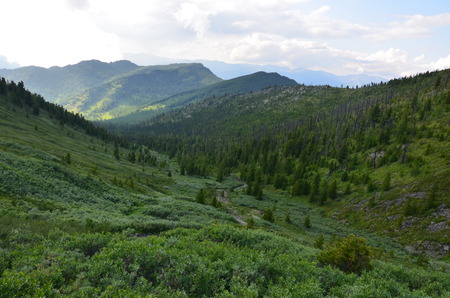 Travel to Altay Mountains during the holidaysの写真素材