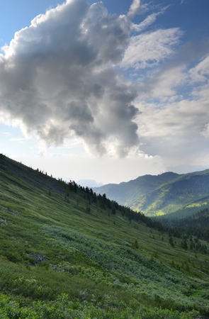 Travel to Altay Mountains during the holidaysの写真素材