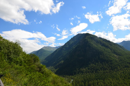 Travel to Altay Mountains during the holidaysの写真素材