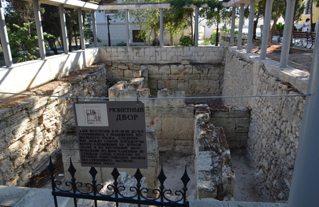 Chersonesus ruins, archaeological park, Sevastopol Crimea in Russiaの写真素材