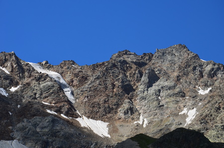 Acclimatization in the foothills of Mount Elbrusの写真素材