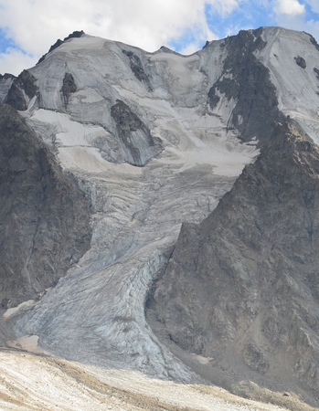 Acclimatization in the foothills of Mount Elbrusの写真素材