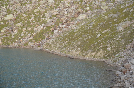 Acclimatization in the foothills of Mount Elbrusの写真素材