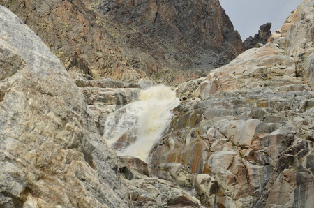 Acclimatization in the foothills of Mount Elbrusの写真素材